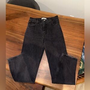 Abercrombie & Fitch Black Straight Leg Jeans